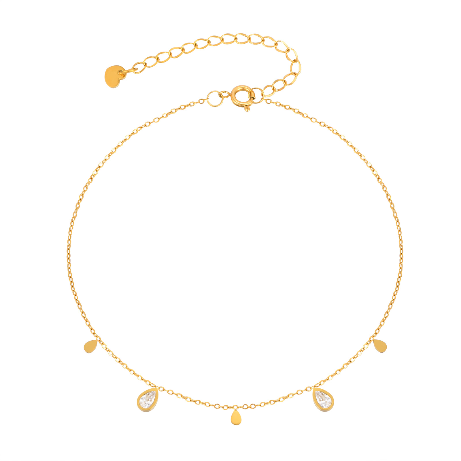 Dainty Water Drop Zircon Ankle - đánh giá và giá Jc Jewelry & Watches Photos