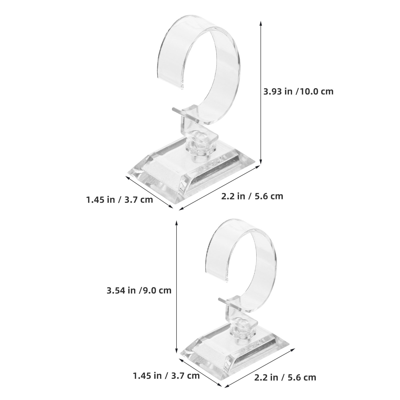 10Pcs C Shaped Transparent Wat - đánh giá và giá Jewelry And Watches Inc